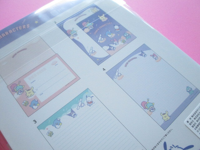 Photo: Kawaii Cute Sanrio Characters Letter Set Cute Model *80s Dream (112879)