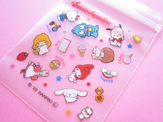 Photo: 10 pcs Kawaii Cute Sanrio Characters Small Zipper Bags Set (SZBS-MX)