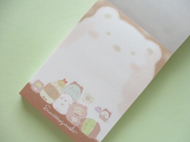 Photo: Kawaii Cute Mini Memo Pad Sumikkogurashi San-x *Ouchi de Kuma Cafe (MH13101-1)