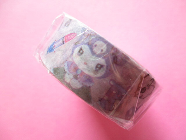 Photo: Kawaii Cute Masking Tape Sticker Kuromi × たけいみき (Miki Takei) Sanrio *Dark Feminine  (MT-15630)
