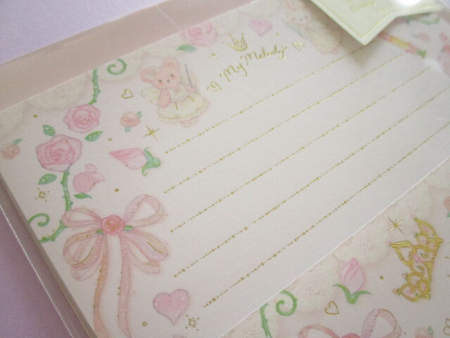 Photo: Kawaii Cute Letter Set My Melody × たけいみき (Miki Takei) Sanrio *Fairy Tale Princess (LS-15654)
