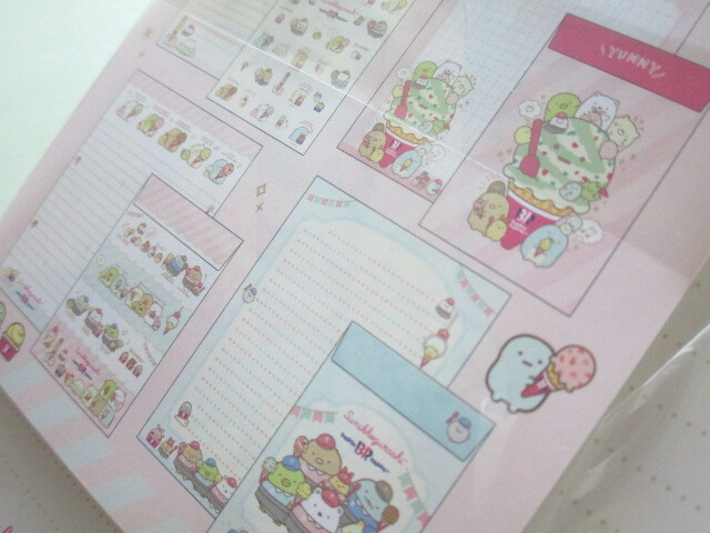 Photo: Kawaii Cute Regular Letter Set San-x Sumikkogurashi *baskin robbins (LH76001)