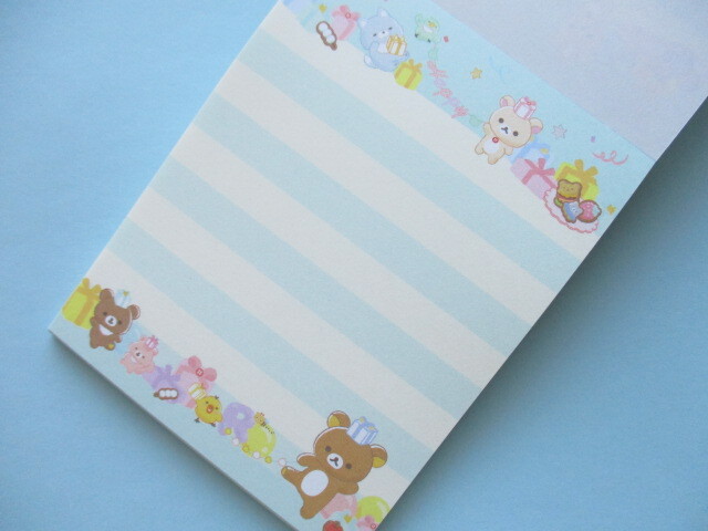 Photo: Kawaii Cute Mini Memo Pad Rilakkuma San-x *Happy Smile For You (MH12401-1)