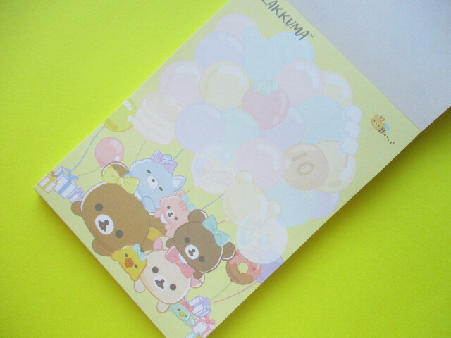 Photo: Kawaii Cute Large Memo Pad Rilakkuma San-x *Happy Smile For You (MH12301)