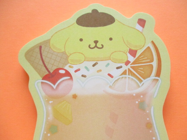 Photo: Kawaii Cute Cream Soda Die-Cut Medium Memo Pad Sanrio Original *POMPOMPURIN (30420-4) 