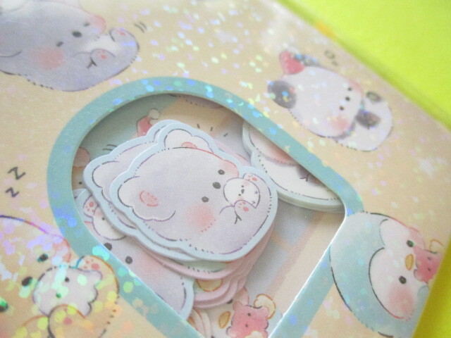 Photo: Kawaii Cute Sticker Flakes Sack Kamio Japan *Good Night Moffy (212721)