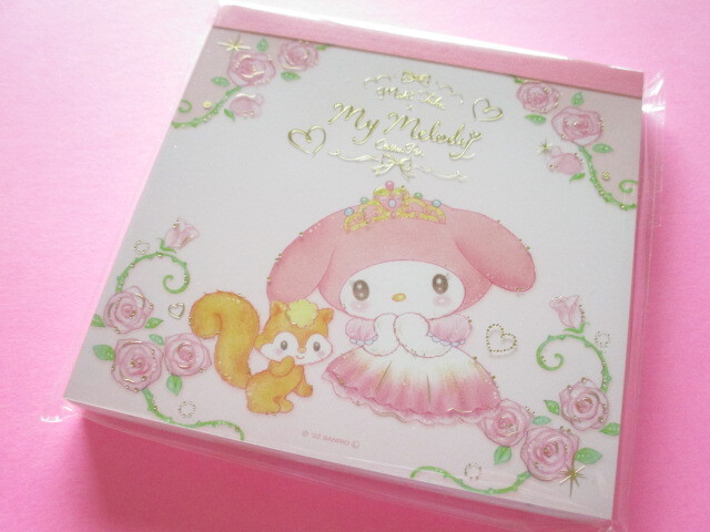 Photo1: Kawaii Cute Medium Memo Pad My Melody × たけいみき (Takei Miki) Sanrio * Fairy Tale Princess (MM-15636)