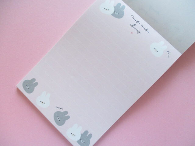 Photo: Kawaii Cute Large Memo Pad Q-LiA *Mofu Mofu Animals (70180)