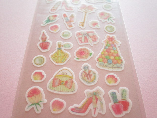 Photo: Kawaii Cute Masking Stickers Sheet Takei Miki Clothes Pin *Girly (US-15002)