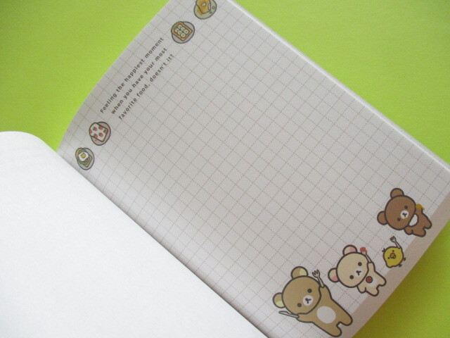 Photo: Kawaii Cute Large Memo Pad Rilakkuma San-x *New Basic Design Vo.2 (MH14901)