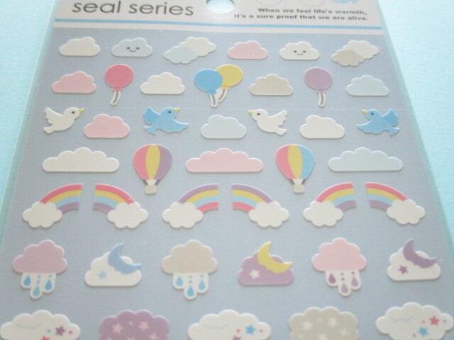 Photo: Kawaii Cute Design Stickers Sheet Gaia *Cloud (467653)