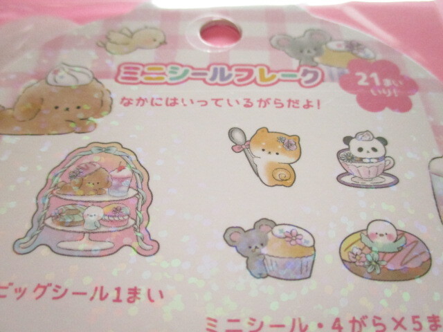 Photo: Kawaii Cute Sticker Flakes Sack Crux *Sweetie Animal Cafe (116660)