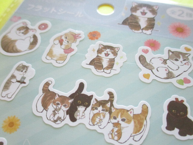 Photo: Kawaii Cute Stickers Sheet Eikoh *Mofusand (111453-Blue)