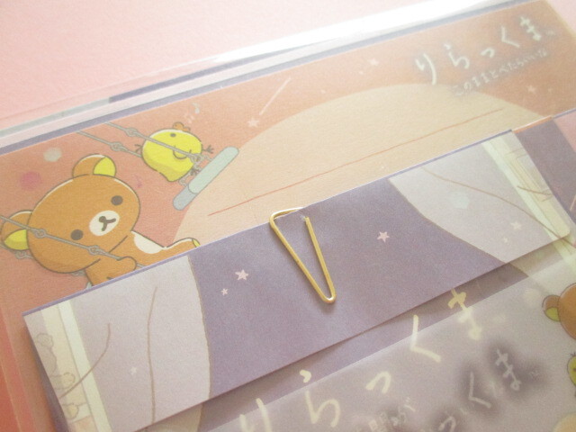 Photo: Kawaii Cute Regular Letter Set Rilakkuma San-x *Slumber with You (LH78401)