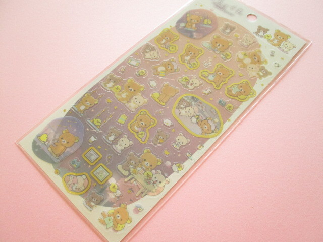 Photo1: Kawaii Cute Stickers Sheet Rilakkuma San-x *Slumber with You (SE58001)