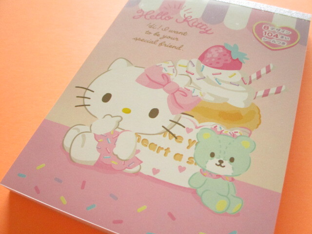 Photo1: Kawaii Cute Large Memo Pad Sanrio Original *Hello Kitty (01694-2) 