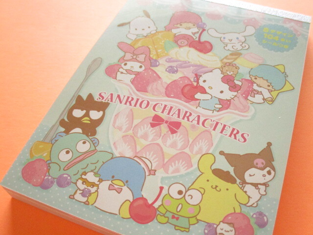 Photo1: Kawaii Cute Large Memo Pad Sanrio Original *Sanrio Characters (01715-9) 