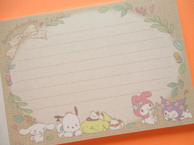 Photo: Kawaii Cute Large Memo Pad Sanrio Original *Sanrio Characters (01715-9) 