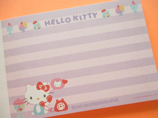 Photo: Kawaii Cute Large Memo Pad Sanrio Original *Hello Kitty (01694-2) 