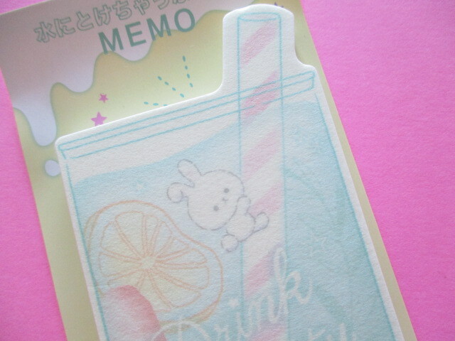 Photo: 2 Set Kawaii Cute Mysterious memos that melts in water Q-lia *Drink Party (40221)