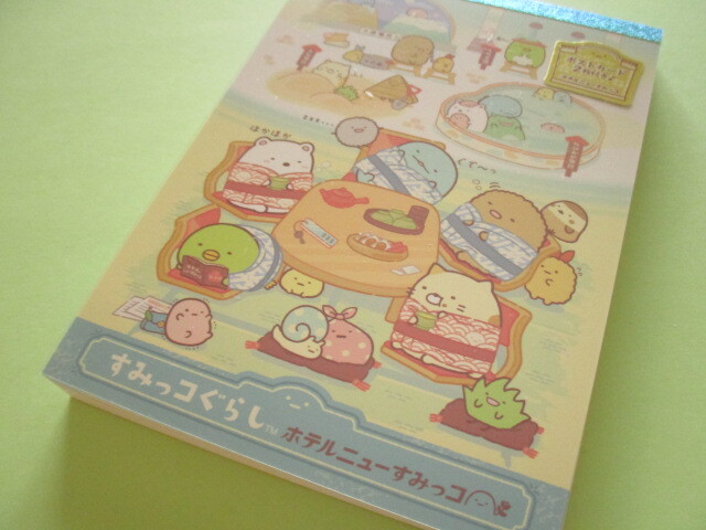 Photo1: Kawaii Cute Large Memo Pad Sumikkogurashi San-x *Hotel New Sumikko (MH17902)