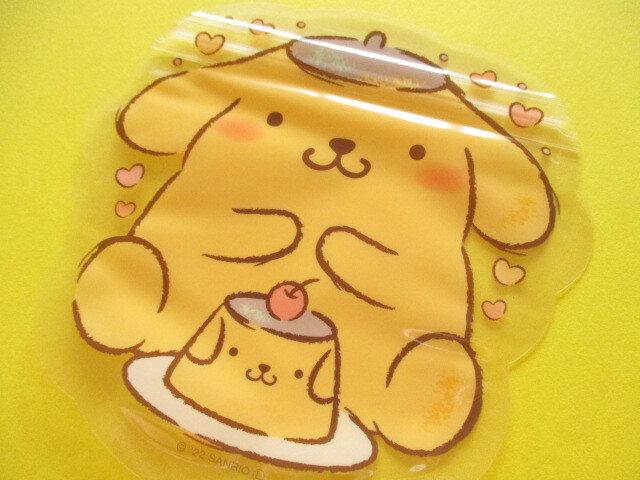 Photo: Kawaii Cute Die-Cut Zipper Bags Set Sanrio *POMPOMPURIN (DZB-PN)