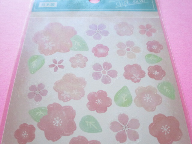 Photo: 2 Sakura Cherry blossom Stickers Sheets Set Synapse Japan