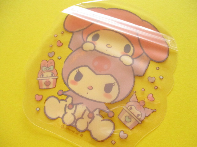 Photo: Kawaii Cute Die-Cut Zipper Bags Set Sanrio *My Melody & Kuromi (DZB-MM)