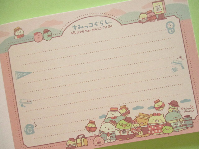 Photo: Kawaii Cute Large Memo Pad Sumikkogurashi San-x *Hotel New Sumikko (MH17901)