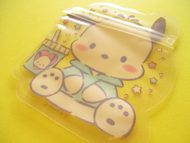 Photo: Kawaii Cute Die-Cut Zipper Bags Set Sanrio *Pochacco (DZB-PC)