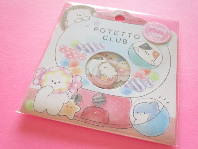 Photo1: Kawaii Cute Sticker Flakes Sack Crux *Potetto Club (120017)