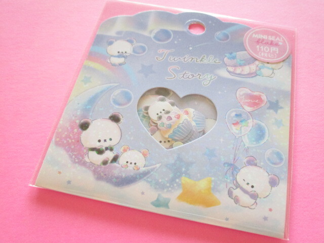 Photo1: Kawaii Cute Sticker Flakes Sack Crux *Twinkle Story (120018)