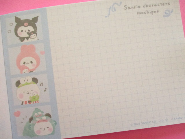 Photo: Kawaii Cute Large Memo Pad Sanrio Characters × Mochi Mochi Panda Kamio Japan *なりきりパーティ(216536)