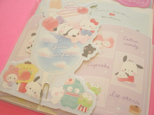 Photo: Kawaii Cute Letter Set Sanrio Characters × Mochi Mochi Panda Kamio Japan *キャラカフェ (216537)