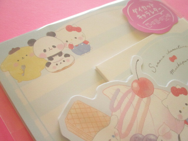 Photo: Kawaii Cute Letter Set Sanrio Characters × Mochi Mochi Panda Kamio Japan *キャラカフェ (216537)