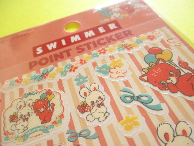Photo: Kawaii Cute Point Stickers Sheet  *Swimmer (SE-SW10207)