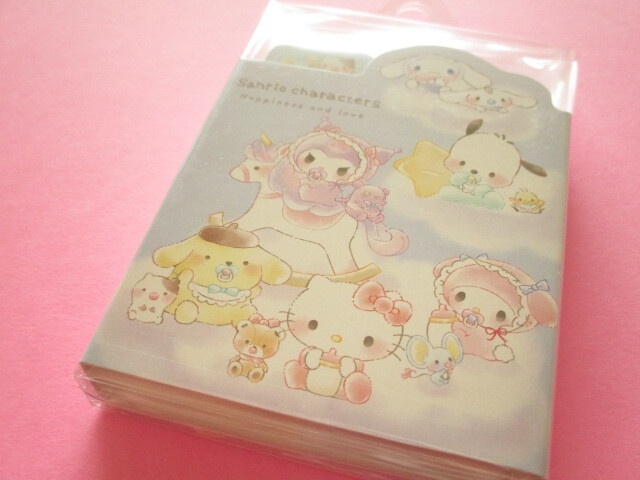 Photo1: Kawaii Cute Patapata Mini Memo Pad Sanrio Characters Sanrio *よちよち Baby (120911) 