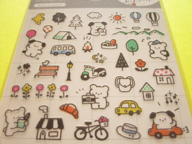 Photo: Kawaii Cute Schedule Stickers Sheet Gaia *Puchi Puchi Life (466704-1)