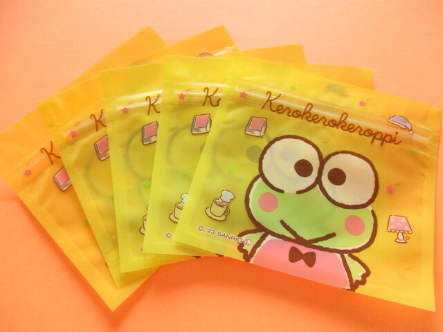 Photo: 5pcs Kawaii Cute Sanrio Kerokerokeroppi Small Zipper Bags Set (ZBS14-KR)