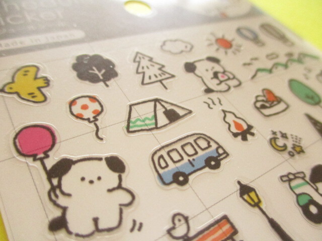 Photo: Kawaii Cute Schedule Stickers Sheet Gaia *Puchi Puchi Life (466704-1)