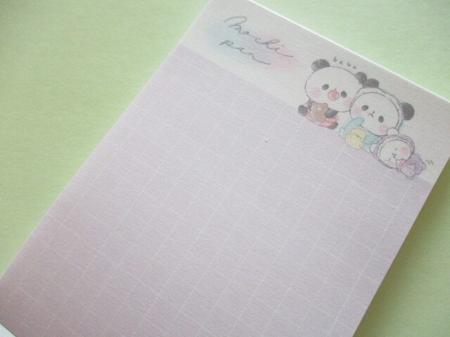 Photo: Kawaii Cute Die-Cut Mini Memo Pad Mochi Mochi Panda Kamio Japan *Baby (218657)