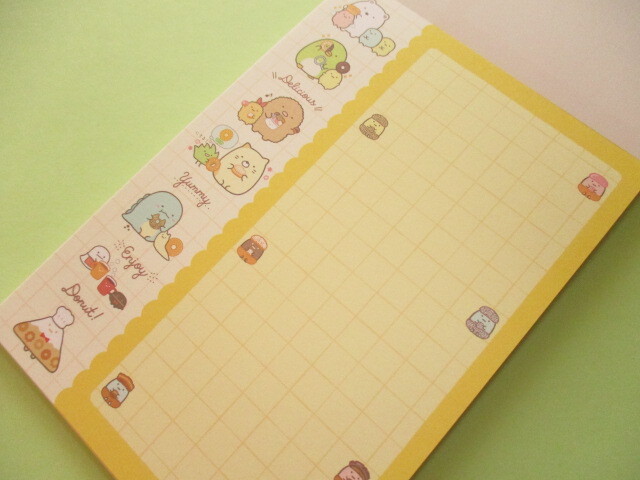 Photo: Kawaii Cute Large Memo Pad Sumikkogurashi San-x *Mister Donut (MH19802)