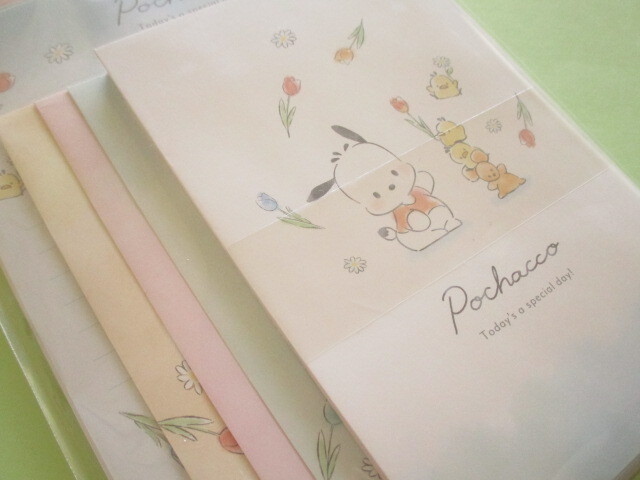 Photo: Kawaii Cute Letter Set Pochacco Crux *Flower (120385)