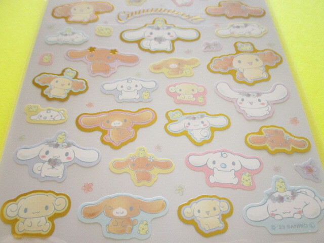 Photo: Kawaii Cute Stickers Sheet Cinnamoroll Sanrio *Flower Frame (410735)
