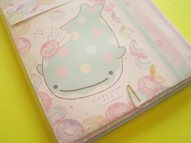 Photo: Kawaii Cute Regular Letter Set Jinbesan San-x *Jinbesan & Icekurage (LH80801)