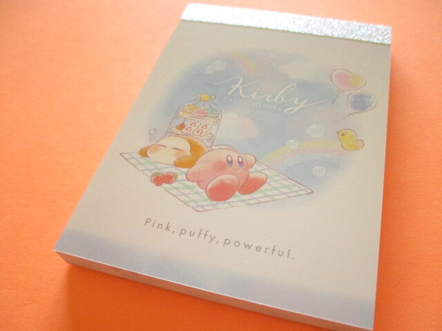 Photo1: Kawaii Cute Mini Memo Pad Kirby Kamio Japan *Enjoy Picnic (304196) 