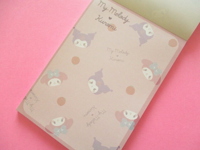 Photo: Kawaii Cute Large Memo Pad Sanrio *My Melody & Kuromi (410209) 