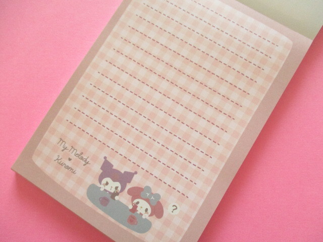 Photo: Kawaii Cute Large Memo Pad Sanrio *My Melody & Kuromi (410209) 