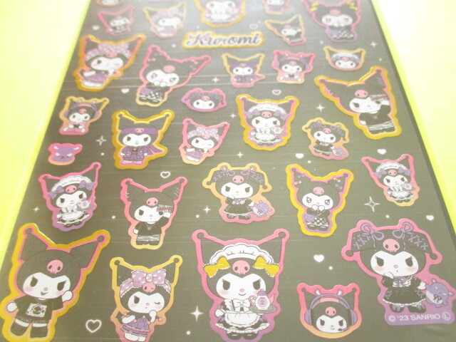 Photo: Kawaii Cute Stickers Sheet Kuromi Sanrio *Kuromi Collection Design (410773)