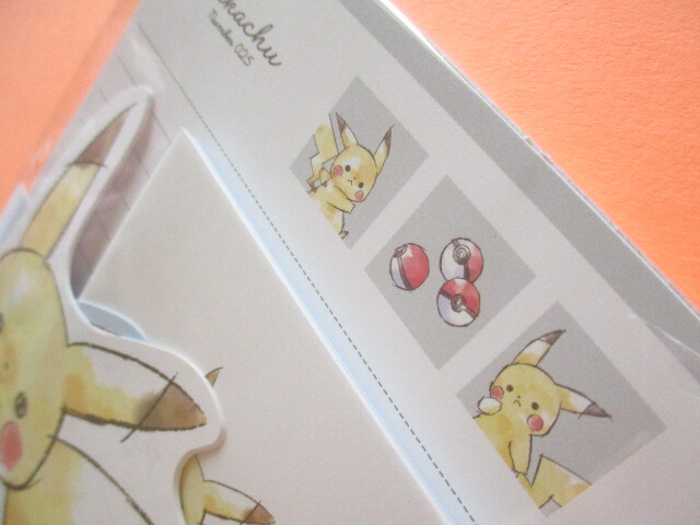 Photo: Kawaii Cute Pikachu Letter Set Cute Model *コマワリ (304112)